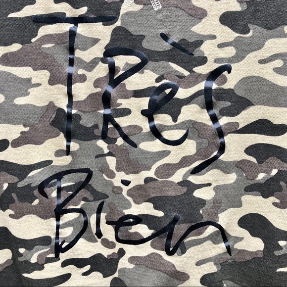 *CCHRLDR | Tres Bien Camo Sweatshirt Size S - Picture 5 of 9